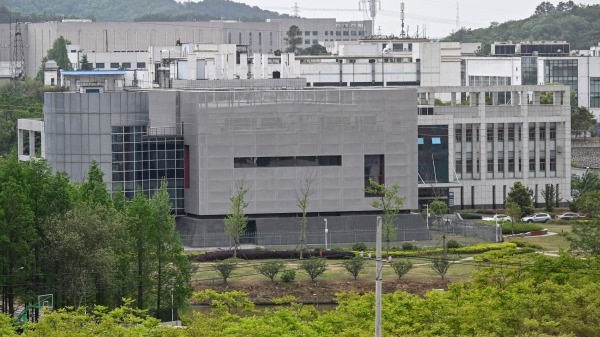 2020年4月17日位於武漢病毒研究所的P4實驗室外景。