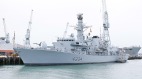 英巡防艦航經台海立委：台周邊3航母群(圖)